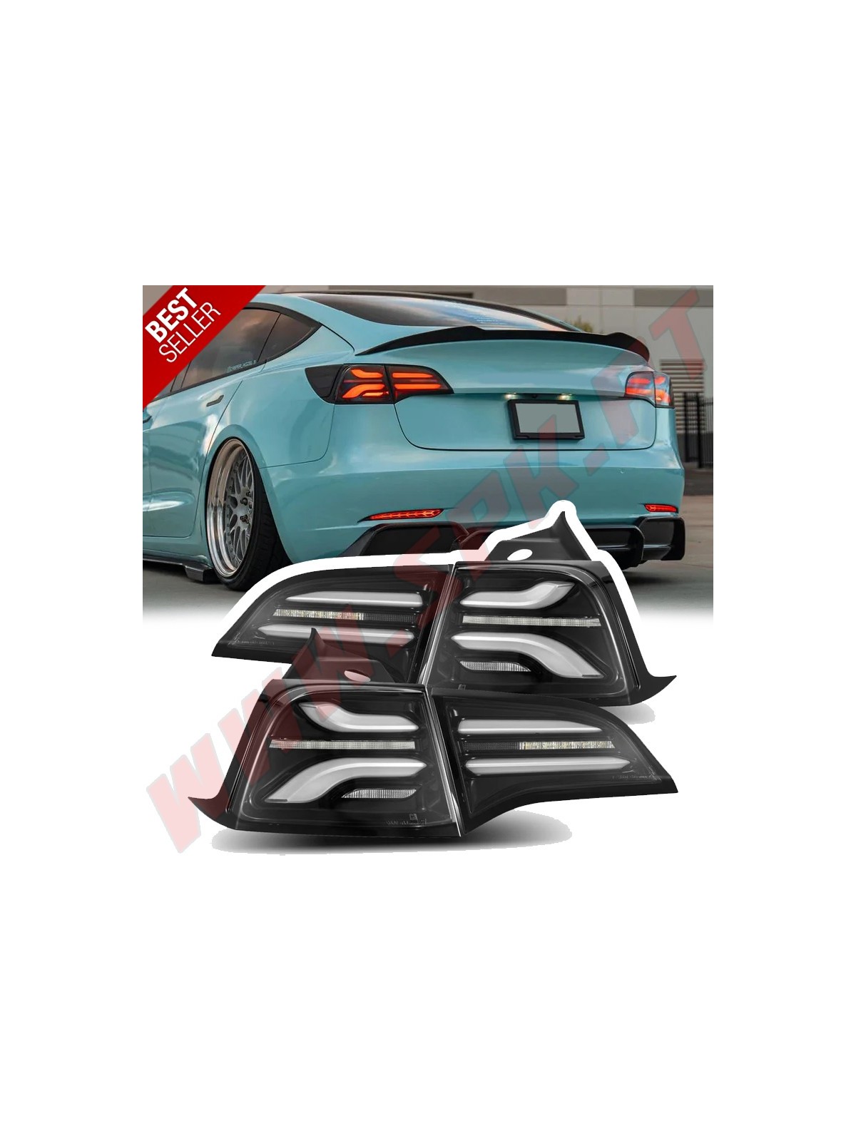 Farolins FULL LED-BAR Black - Tesla Model 3 / Y (2017-2023) Farolins FULL LED-BAR Black - Tesla Model 3 / Y (2017-2023)