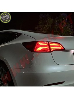Farolins FULL LED-BAR Smoke - Tesla Model 3 / Y (2017-2023)