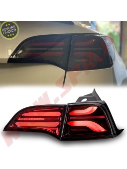 Farolins FULL LED-BAR Smoke - Tesla Model 3 / Y (2017-2023)