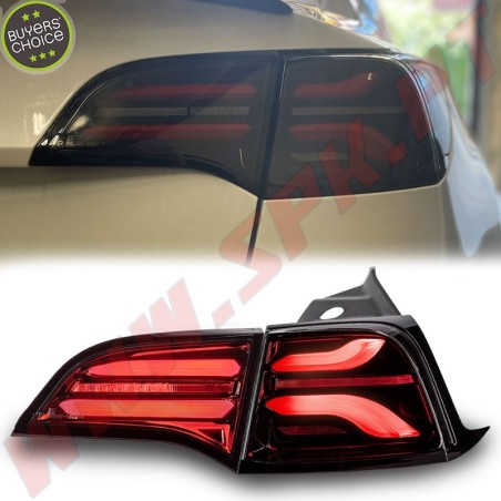 Farolins FULL LED-BAR Smoke - Tesla Model 3 / Y (2017-2023)