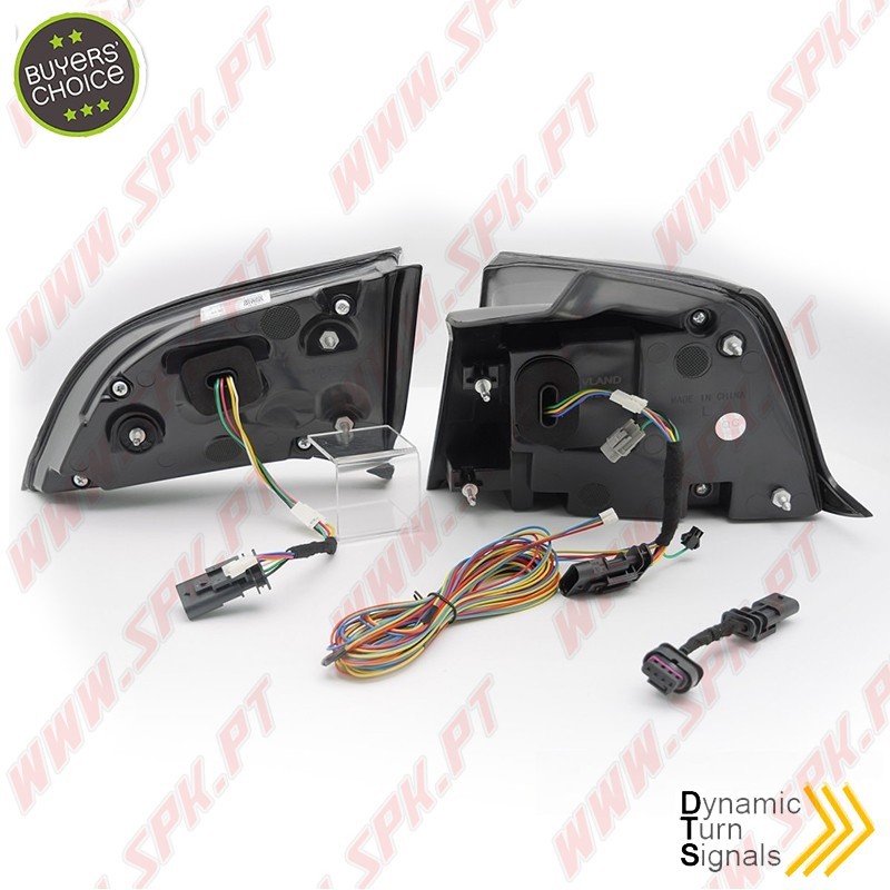 Farolins FULL LED-BAR Grey+Red - Tesla Model 3 / Y (2017-2023)