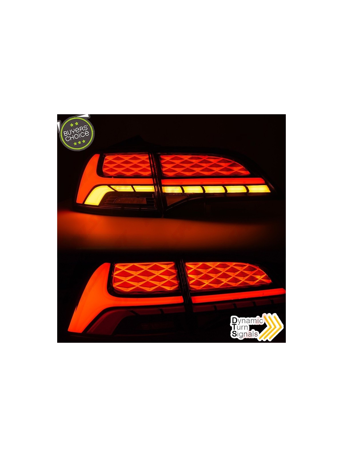 Farolins FULL LED-BAR Grey+Red - Tesla Model 3 / Y (2017-2023)