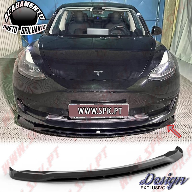 Lip Spoiler Frontal V.2 - Tesla Model 3 (2017-2023) Lip Spoiler Frontal V.2 - Tesla Model 3 (2017-2023)