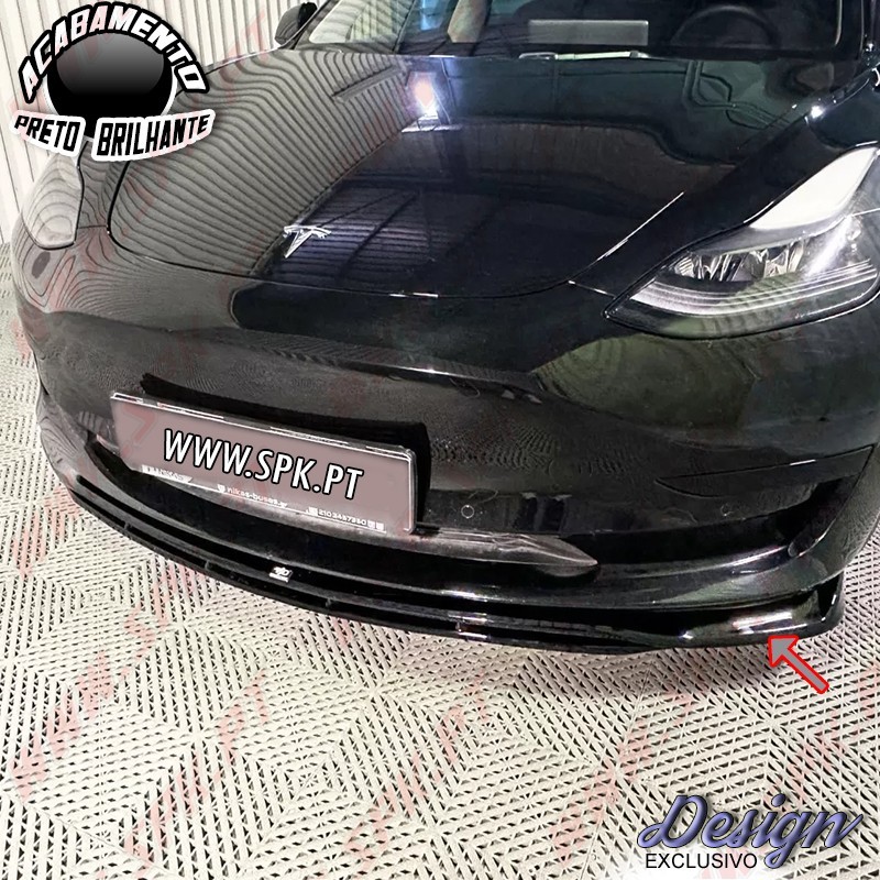 Lip Spoiler Frontal V.2 - Tesla Model 3 (2017-2023) Lip Spoiler Frontal V.2 - Tesla Model 3 (2017-2023)