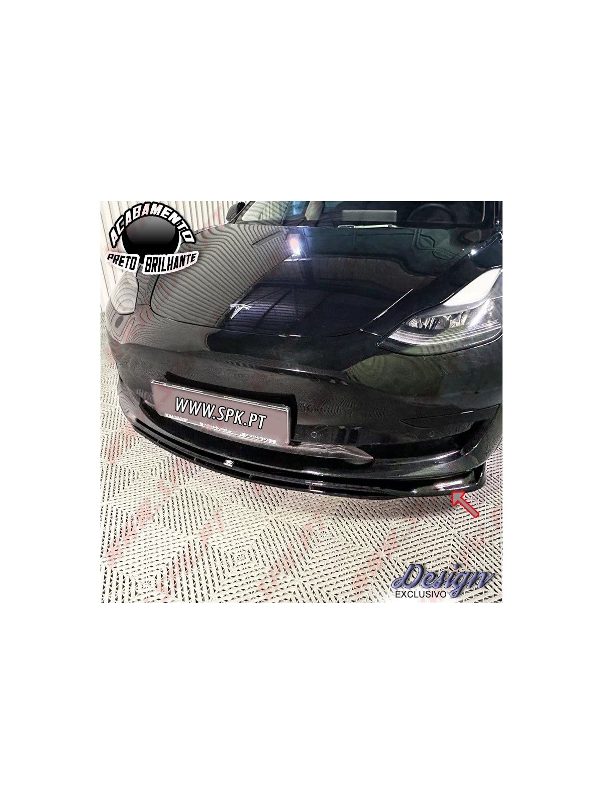 Lip Spoiler Frontal V.2 - Tesla Model 3 (2017-2023) Lip Spoiler Frontal V.2 - Tesla Model 3 (2017-2023)