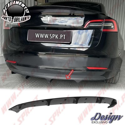 Difusor Traseiro V.1 - Tesla Model 3 (2017-2023)