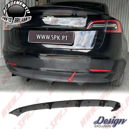 Difusor Traseiro V.1 - Tesla Model 3 (2017-2023)