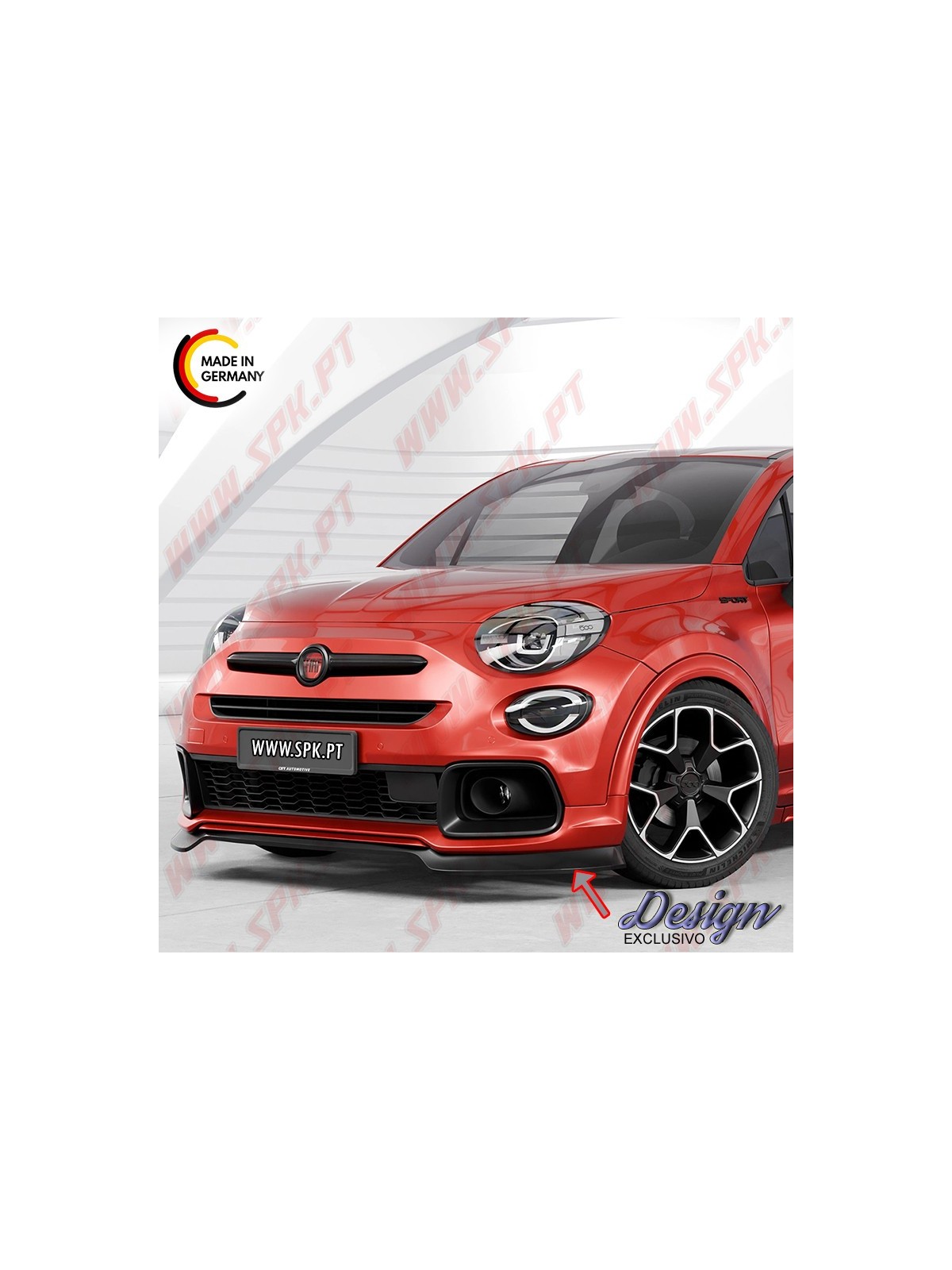 Lip Spoiler Frontal - Fiat 500X Sport Facelift (2018-)