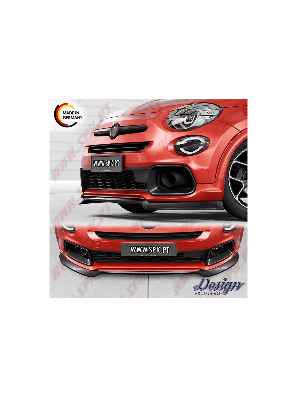 Lip Spoiler Frontal - Fiat 500X Sport Facelift (2018-)