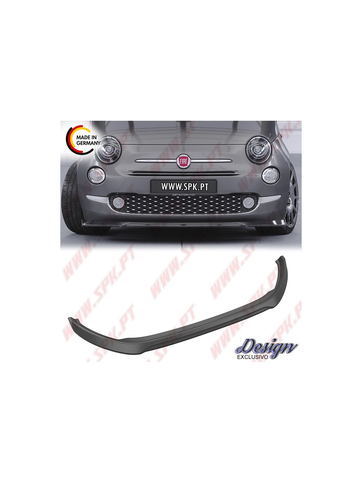 Lip Spoiler Frontal - Fiat 500 Facelift (2016-2020)