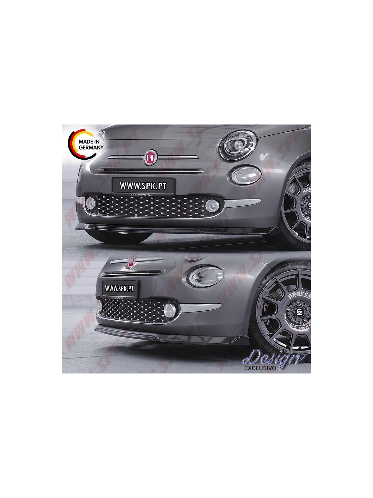 Lip Spoiler Frontal - Fiat 500 Facelift (2016-2020)