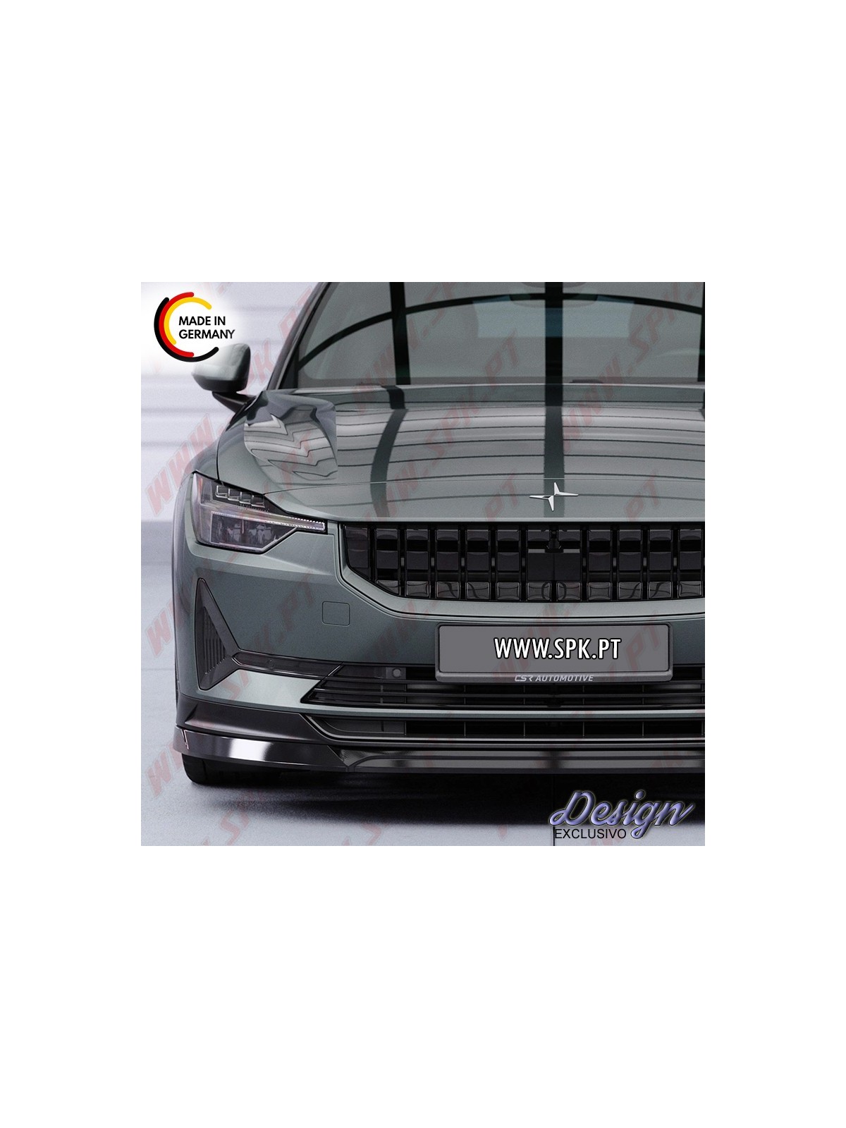 Lip Spoiler Frontal - Polestar 2 (2020-) Lip Spoiler Frontal - Polestar 2 (2020-)