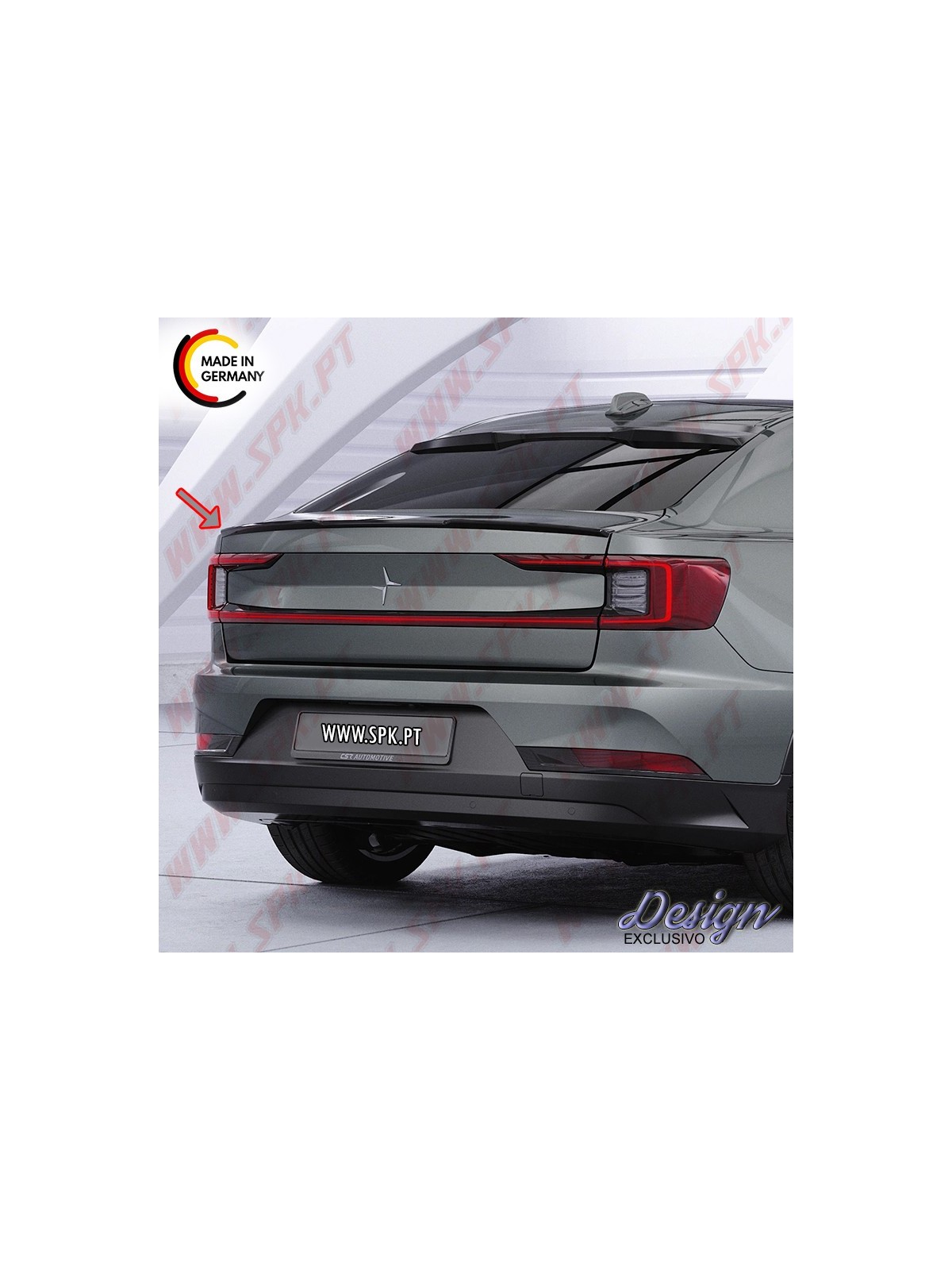 Aileron Traseiro Inferior - Polestar 2 (2020-)