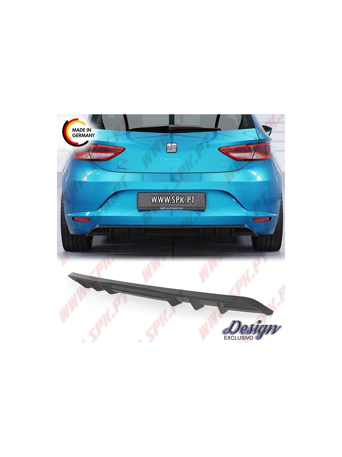 Difusor Traseiro - Seat Leon 5F (2012-2016)