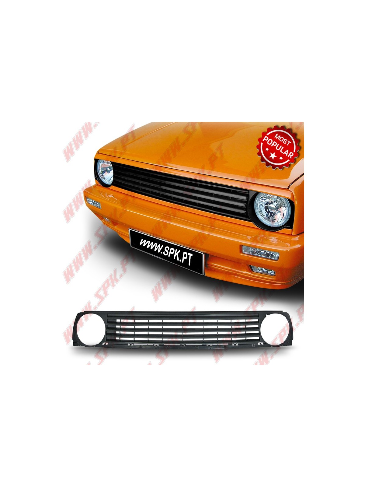 Grelha Frontal VW Golf 2 (1983-1992)