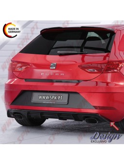 Difusor Traseiro - Seat Leon 5F Cupra Facelift (2017-2020)