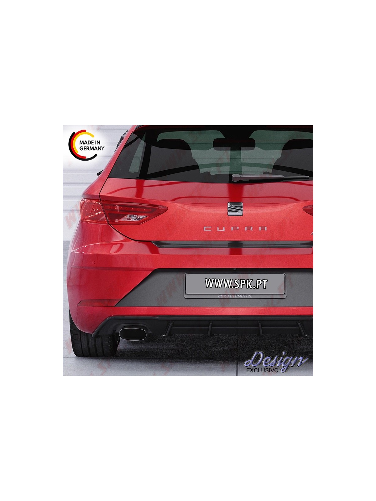 Difusor Traseiro - Seat Leon 5F Cupra Facelift (2017-2020)