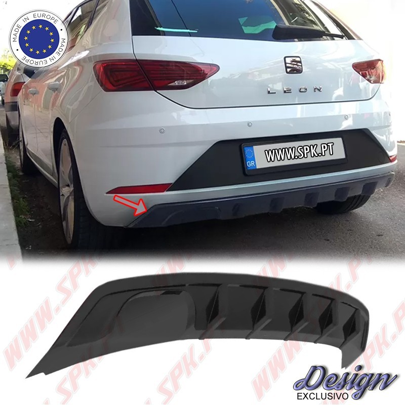 Difusor Traseiro - Seat Leon 5F Base Facelift (2017-2020)