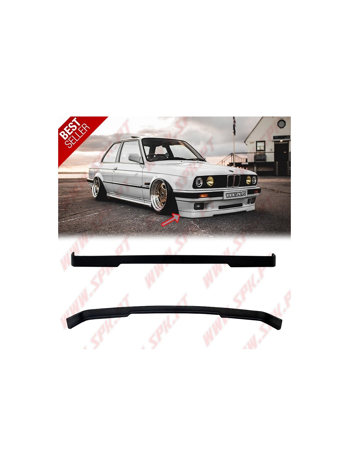 Lip Spoiler Frontal Look M - BMW E30 (1982-1994) Lip Spoiler Frontal Look M - BMW E30 (1982-1994)