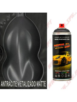 Spray 400ml Pinta Dip - Antracite Metalizado Matte