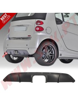 Difusor Traseiro - Smart Fortwo 451 Facelift Anniversary Edition (2009-2014)
