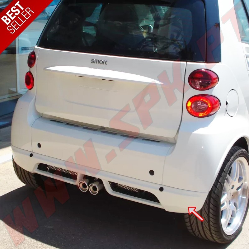 Difusor Traseiro - Smart Fortwo 451 Look Brabus (2007-2012) Difusor Traseiro - Smart Fortwo 451 Look Brabus (2007-2012)
