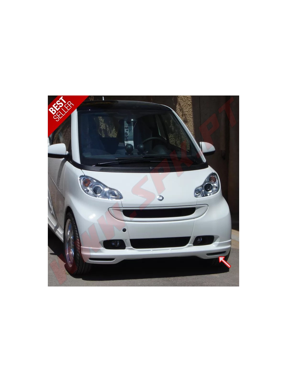 Lip Spoiler Frontal - Smart Fortwo 451 Look Brabus (2007-2013) Lip Spoiler Frontal - Smart Fortwo 451 Look Brabus (2007-2013)