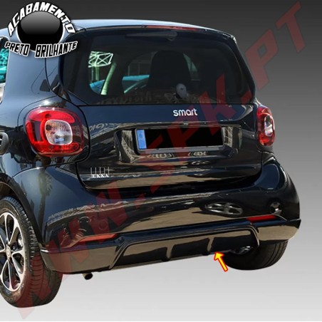 Difusor Traseiro - Smart Fortwo 453 (2014-)
