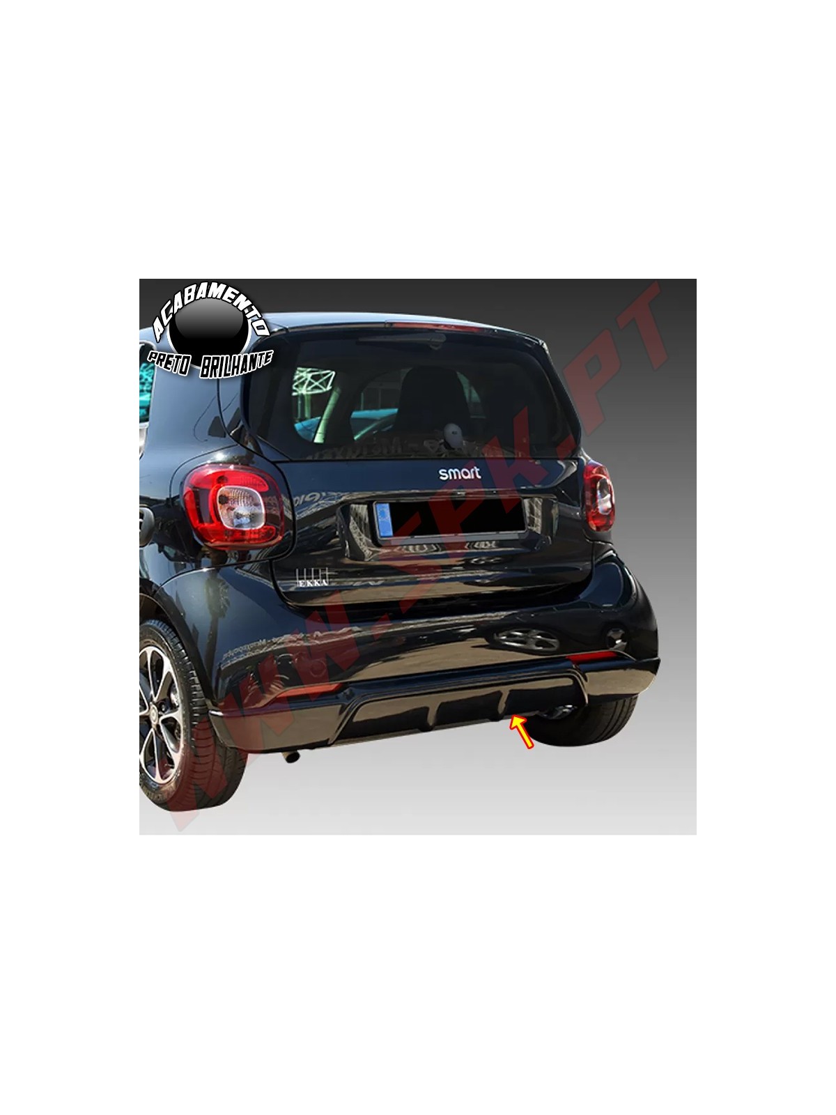 Difusor Traseiro - Smart Fortwo 453 (2014-)