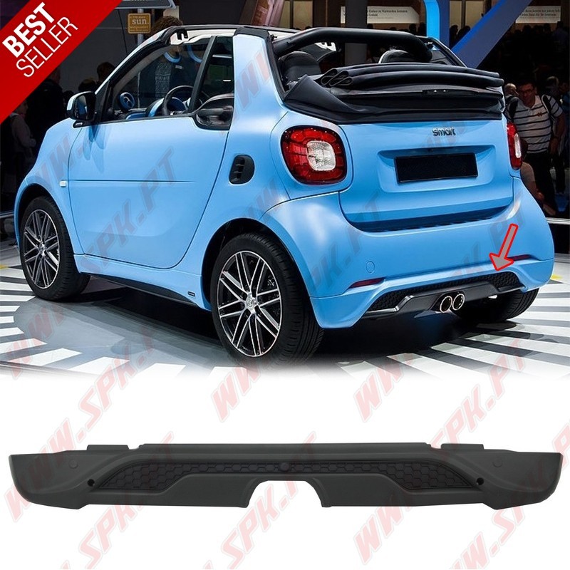 Difusor Traseiro Look Brabus - Smart Fortwo 453 (2014-)