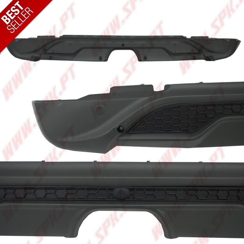 Difusor Traseiro Look Brabus - Smart Fortwo 453 (2014-)