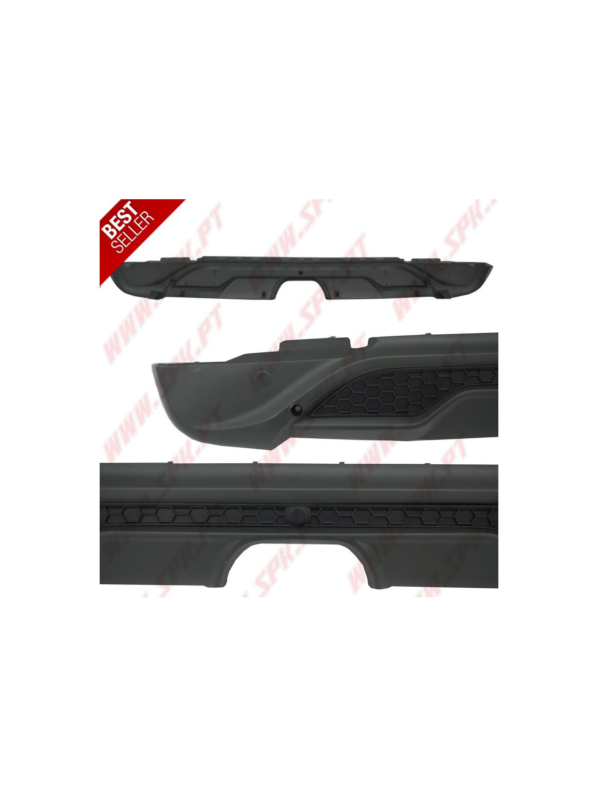 Difusor Traseiro Look Brabus - Smart Fortwo 453 (2014-)